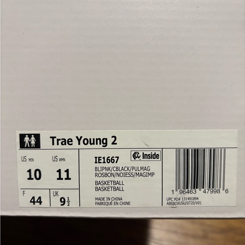 Adidas Kids Pink and Black Sneakers - Picture 5 of 5